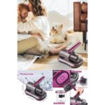 Enshall Şarjlı Mini Uv-C Işınlı El Süpürgesi Çarşaf Yastık Tüy Temizleme Makinesi 5000-8000PA 100W - Görsel 2