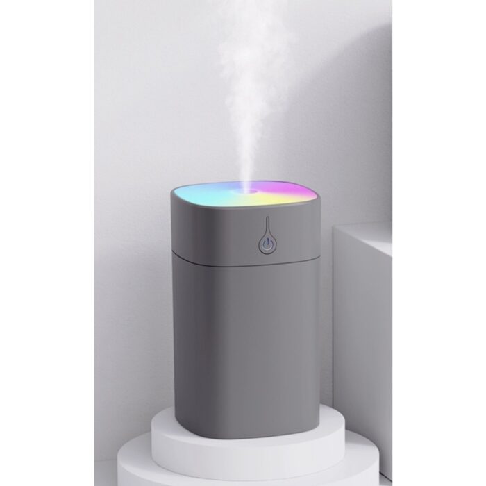 110000633786934.jpg H20 H2O Humidifier 400ML Ultrasonik Hava Nemlendirici Buhar Makinesi ve Aroma Difüzörü - Görsel 1