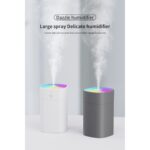 H20 H2O Humidifier 400ML Ultrasonik Hava Nemlendirici Buhar Makinesi ve Aroma Difüzörü - Görsel 3