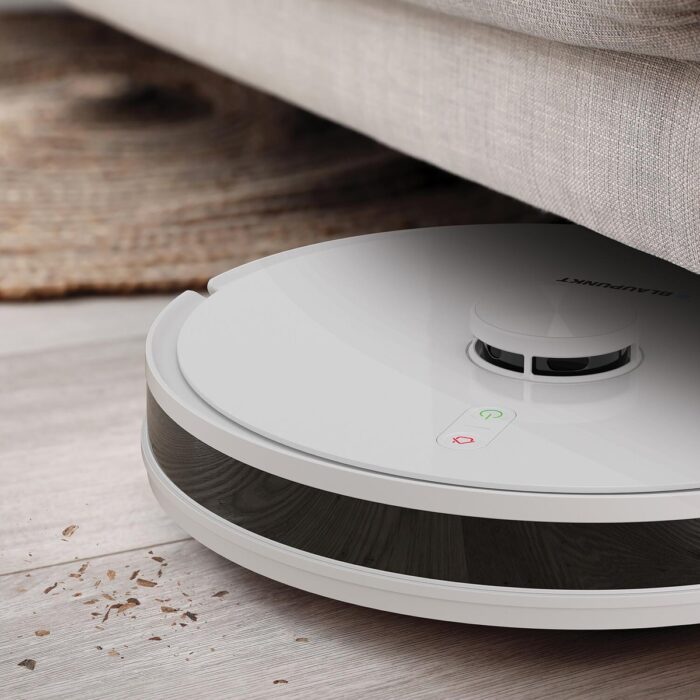Blaupunkt S40 Robomaster Çöp Istasyonlu Akıllı Robot Süpürge Beyaz - Görsel 4