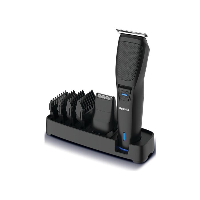 110000640107345.jpg Aprilla 7'si 1 Arada Saç, Sakal ve Vücut Tıraş Makinesi – Paslanmaz T Bıçaklı, Şarjlı, Islak/Kuru Kullanım, Mavi - Görsel 1
