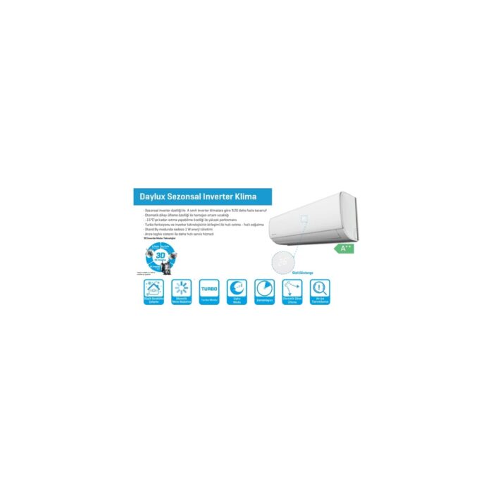 Daylux DTXM35N A++ 12000 Btu Inverter Duvar Tipi Klima - Görsel 2