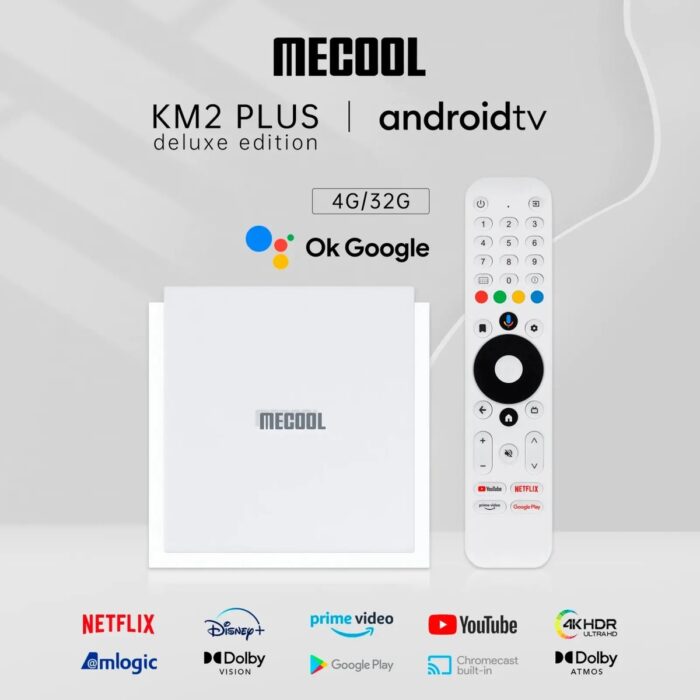 Mecool Km2 Plus Deluxe 4gb Ram 32GB SSD Lisanslı Android Player - Görsel 1