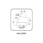 Alveus Mod 3000 Beyaz Davlumbaz - Görsel 2