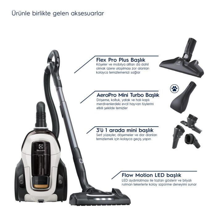 Electrolux Pure C9 PC91-ALRG Toz Torbasız Elektrikli Süpürge, 10 Yıl Motor Garantili - Görsel 3
