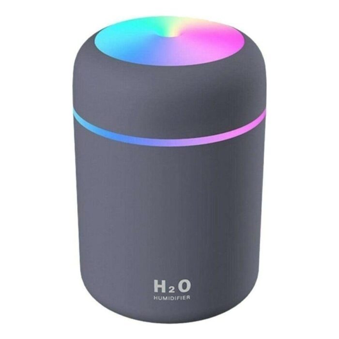 H2O LED Işıklı Mini Oda Hava Nemlendirici ve Taşınabilir Buhar Makinesi H2O Humidifier - Görsel 4