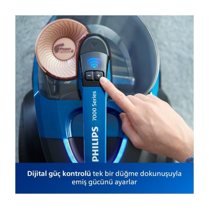 Philips 7000 Serisi PowerPro Max Torbasız Elektrikli Süpürge, 750W, PowerCyclone 8, Alerji Kilit Sistemi, TriActive+ Başlık, FC9749/07  - Görsel 3