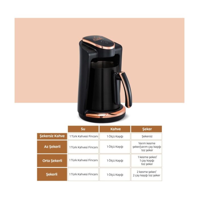 Any Morning Çelik Cezveli Türk Kahve Makinesi - Görsel 5
