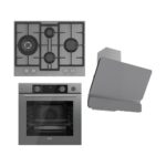 Ferre Steamart&fryart Serisi Buharlı Pişirme Gri Set (ED078 + XE64CPR +D082 )