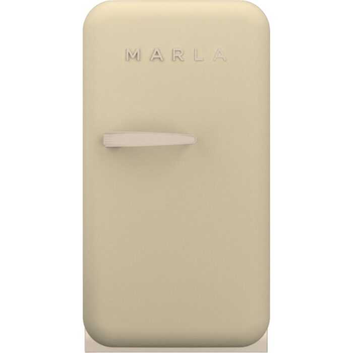 110000649931526.jpg Elektromarla Retro Minibar Mini Buzdolabı Bej - Görsel 1