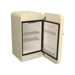 Elektromarla Retro Minibar Mini Buzdolabı Bej - Görsel 2