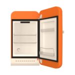 Elektromarla Retro Minibar Mini Buzdolabı Turuncu - Görsel 2