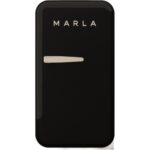 Elektromarla Retro Minibar Mini Buzdolabı Siyah