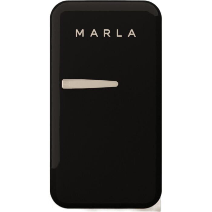 110000649935360.jpg Elektromarla Retro Minibar Mini Buzdolabı Siyah - Görsel 1