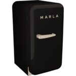 Elektromarla Retro Minibar Mini Buzdolabı Siyah - Görsel 3