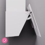 Kügerr D8 60 cm Beyaz Sessiz Davlumbaz - Görsel 4