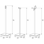 Sonorous SP-200-B-BLK Hoparlör Ayakları - Görsel 2