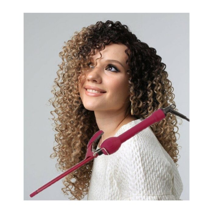 Ergin Group Afro Dalga Saç Maşası  Profesyonel Saç Şekillendirici Wag  Maşa 9 mm Ince Bukle - Görsel 3