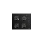 Luxell Süper Kristal Siyah Ankastre 2 Li Set (OC88 Cam Ocak/ DA88 Davlumbaz Rotary Düğme) - Görsel 3