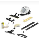 Karcher Sc 4 Easyfix + Cam Temizleme Aparatı+ Halı Başlığı+ 15 Adet Mikrofiber Bez