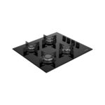 Arçelik Ocd T 601-1 Es Gazlı Cam Tablalı Ocak Siyah - Görsel 2