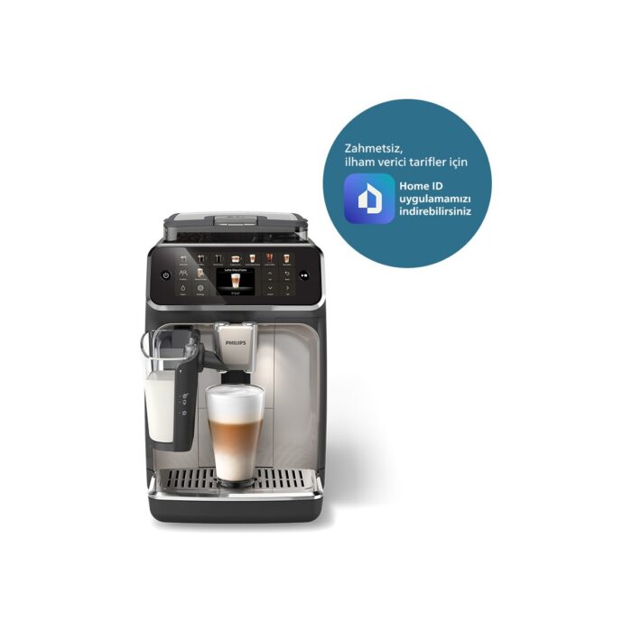 Philips EP5547/90 5500 Serisi LatteGo Tam Otomatik Espresso Makinesi 20 Sıcak ve Soğuk İçecek, QuickStart, SilentBrew, Dokunmatik Ekran, - Görsel 1