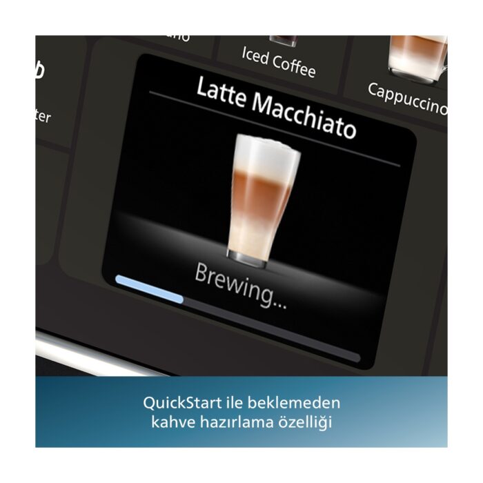 Philips LatteGo Tam Otomatik Espresso Makinesi, 12 Sıcak ve Soğuk İçecek, Silent Brew, EP4446/70 - Görsel 5