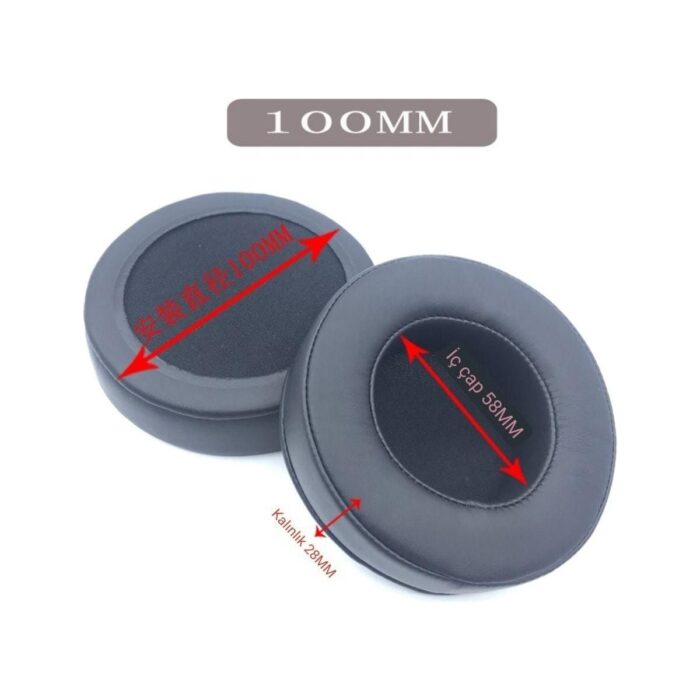 Kılıf Benim Gaming Kulaklık Süngeri 100MM Universal Yuvarlak Kulaklık Pedi 10CM Uyumlu Hafızalı Kulaklık Yastığı - Görsel 5