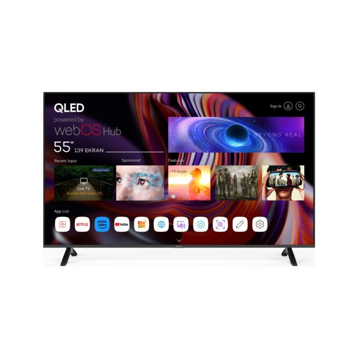 Sunny SN55QMN252 55" 139 Ekran Dahili Uydu Alıcılı 4K Ultra HD Smart QLED TV - Görsel 1