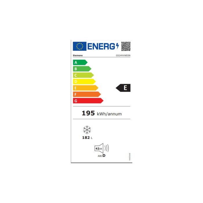 Siemens GS24VVWE0N IQ300 E Enerji Sınıfı 182 Lt Solo Derin Dondurucu - Görsel 5