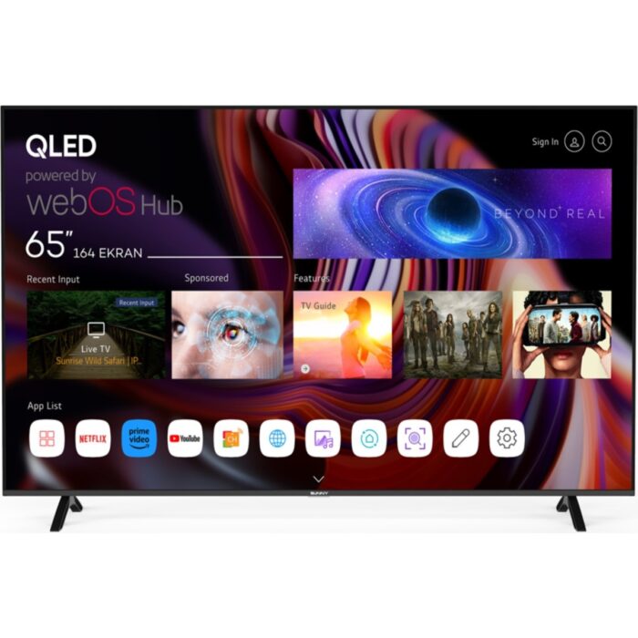 Sunny SN65QMN252 65" 165 Ekran Dahili Uydu Alıcılı 4K Ultra HD Smart QLED TV - Görsel 1