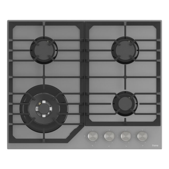 Ferre Steamart Nt Asimetrik Serisi Gri Ankastre Cam Set (D082+NT028+XE64CPR) - Görsel 3