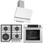 Ferre Steamart NT Asimetrik Serisi Beyaz Cam Set ( D081+NT026+XE64CB)