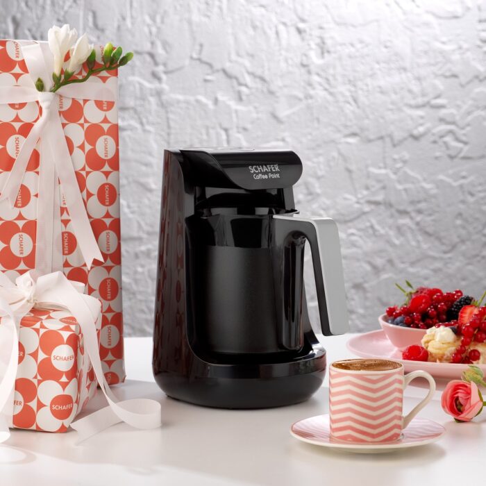 110000676504603.jpg Schafer Coffee Point Türk Kahve Makinesi-Siyah/gri - Görsel 1