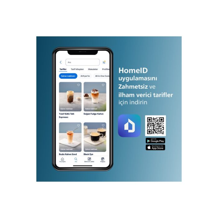 Philips EP5547/90 5500 Serisi LatteGo Tam Otomatik Espresso Makinesi 20 Sıcak ve Soğuk İçecek, QuickStart, SilentBrew, Dokunmatik Ekran, - Görsel 3