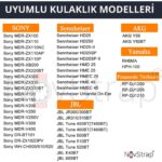 NovStrap Jbl Kulaklık Pedi Süngeri Tune T500bt 510Bt 520Bt T560Bt T570Bt T600 T450 460 jr300 310 - Görsel 3