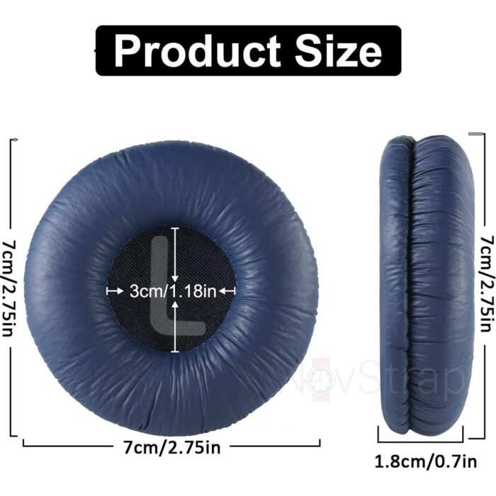 NovStrap Jbl Kulaklık Pedi Süngeri Tune T500bt 510Bt 520Bt T560Bt T570Bt T600 T450 460 jr300 310 - Görsel 2