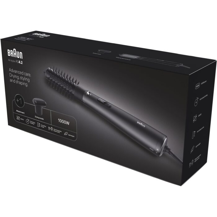 Braun BRAS420E Air Styler 4.2 Iontec Saç Kurutma Makinesi ve Şekillendirici, 2 Başlıklı - Görsel 3