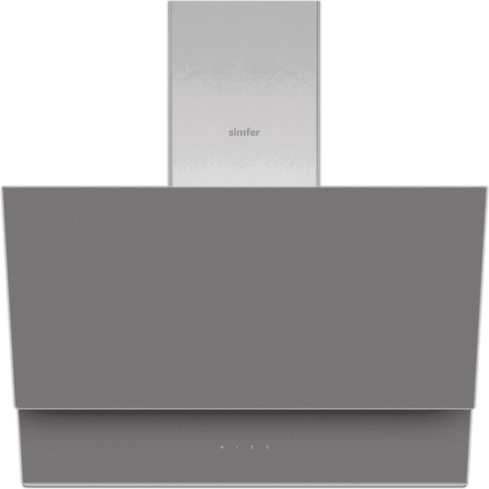 110000679701989.jpg Simfer 8736 60CM Premium Gri 2 Cam Davlumbaz - Görsel 1