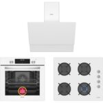 Simfer 9 Fonksiyon Qs Dijital Beyaz Ankastre Set (8209 Fırın + 3507 Ocak + 8704 Davlumbaz)
