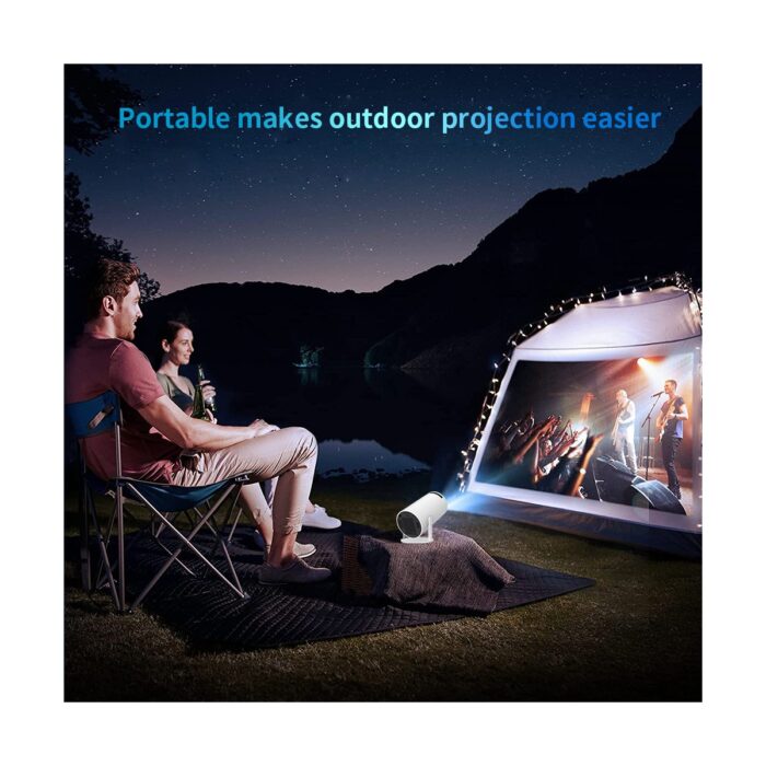 Turco HY300 Stargazer Android Projeksiyon Cihazı 720P 120ANSI Wifi Bluetooth Ev Sinema Projektörü - Görsel 3