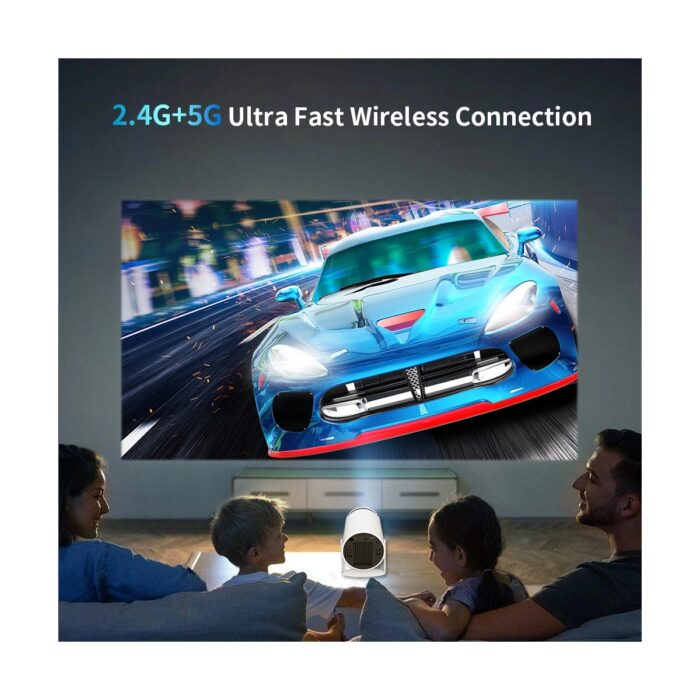 Turco HY300 Stargazer Android Projeksiyon Cihazı 720P 120ANSI Wifi Bluetooth Ev Sinema Projektörü - Görsel 4