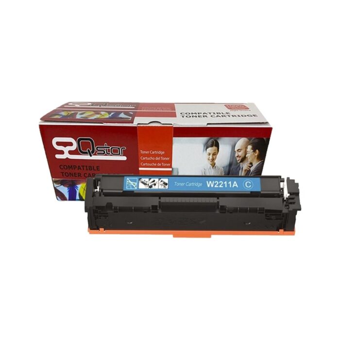 110000683317706.jpg QSTAR HP 207A MUADİL TONER ÇİPLİ CY MAVİ W2211A - Görsel 1