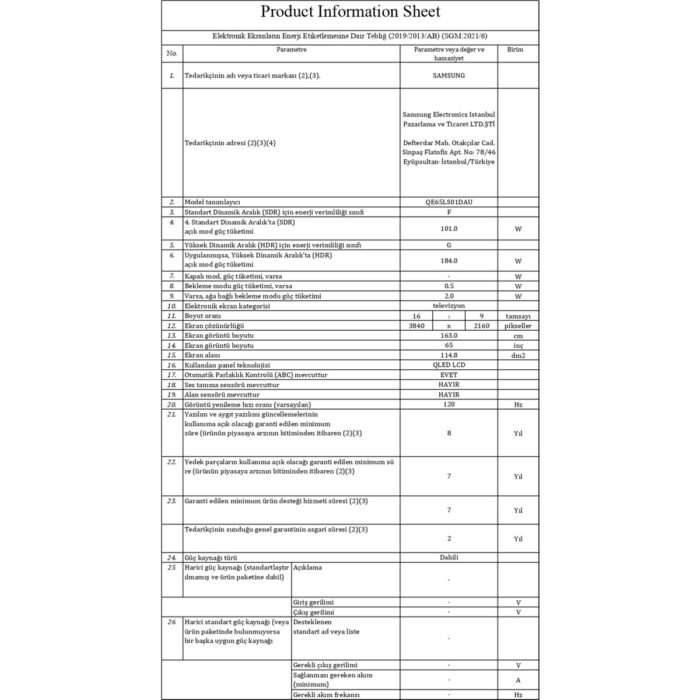 Samsung 65LS03D 65" 165 Ekran Uydu Alıcılı 4K Ultra HD Smart QLED TV - Görsel 5