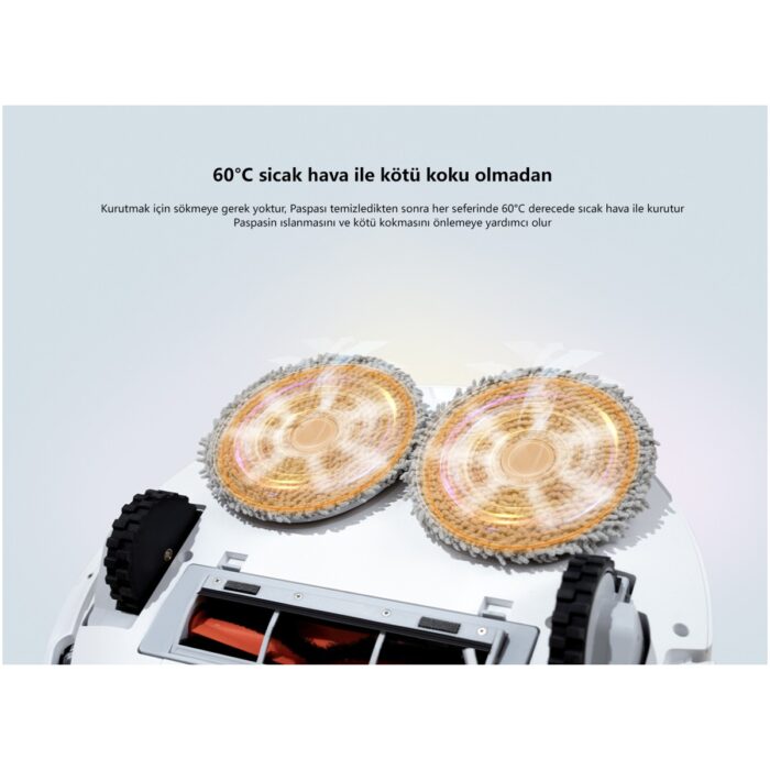 Lydsto W3 Basınçlı Paspas 10000 Pa Toz Toplama Üniteli Akıllı Robot Süpürge - Görsel 5