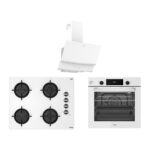 Tommatech TT200 Beyaz Ankastre Set TDE6001WG Davlumbaz + TAO6001WG Ocak + TAF6005WS Fırın