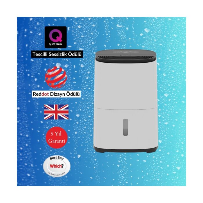 110000689960710.jpg Meaco Dry Arete One 20L Nem Alma ve Hava Temizleme Cihazı - Görsel 1