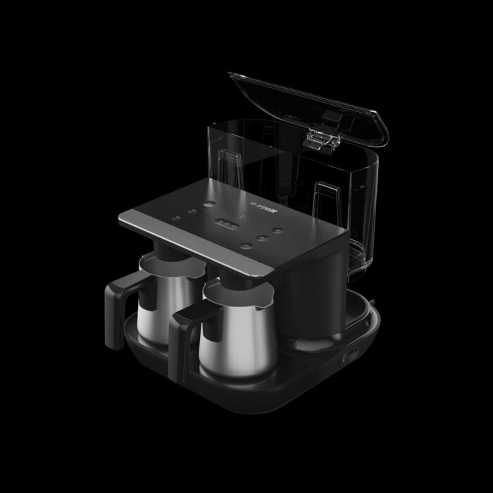 Arçelik TKM 9961 S Siyah Çelik İkili Türk Kahve Makinesi - Görsel 3