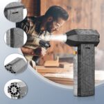 Zeeful Süper Güç Üfleyici Mini Turbo Jet Fan 130000RPM 52+M/s 4000MAH (Yurt Dışından) - Görsel 2