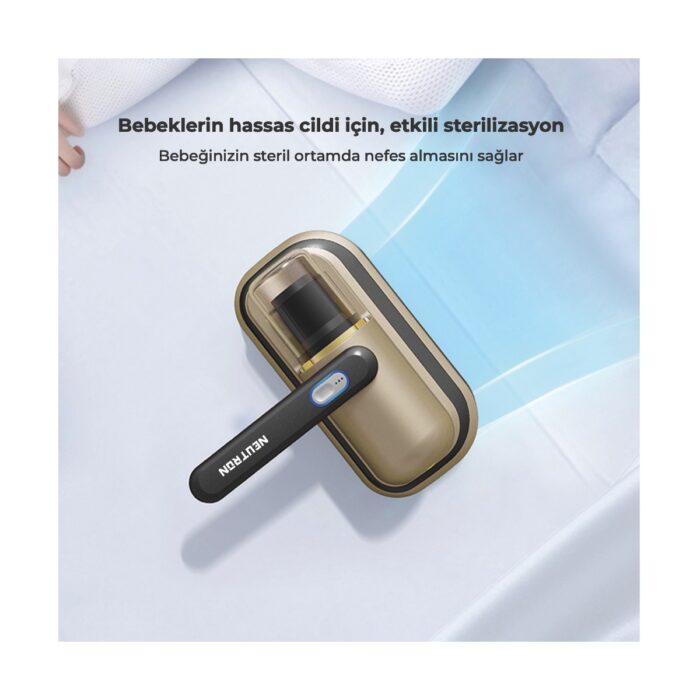 Neutron Anti Alerjen UV Işınlı Şarjlı Yatak ve Koltuk El Süpürgesi - Görsel 2